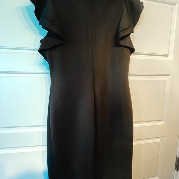 Tommy Hilfiger Flutter Sleeve Sheath Dress - Picture 7 of 8